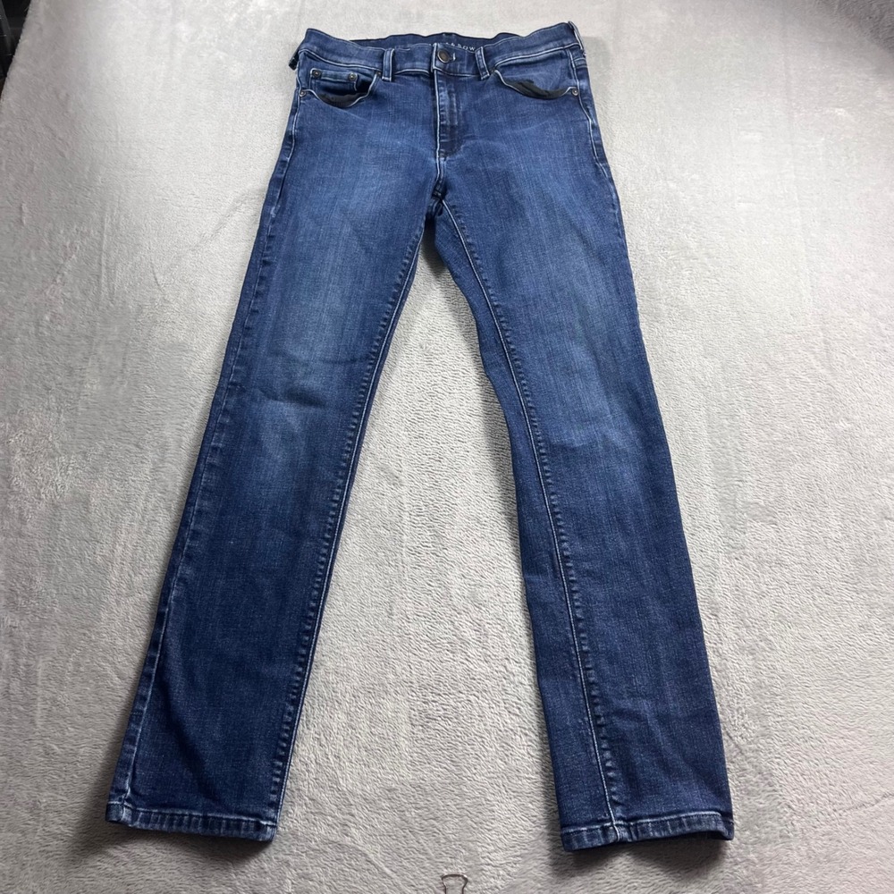 Mott & Bow Mens Slim Fit Jeans Blue Medium Wash Denim W30 L32